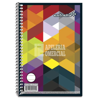 LIBRETA 1/8 ESPIRAL F/FRANCESA 100 HOJAS